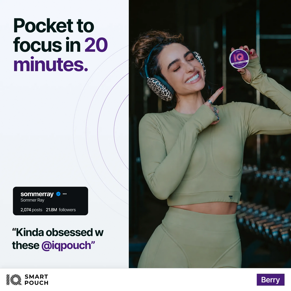 IQ Smart Pouch Berry